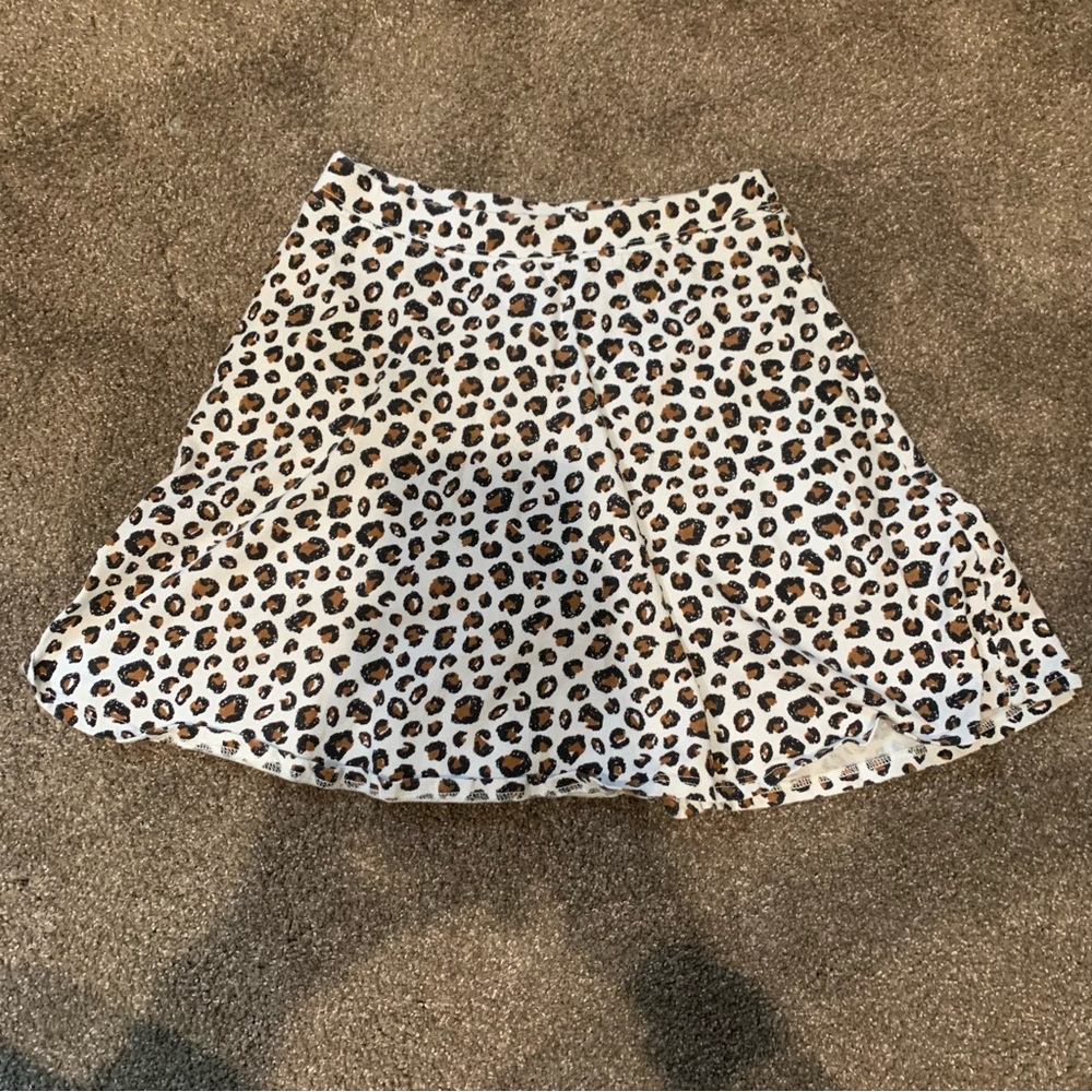 Leopard Print Scooter Skirt/Skort - Jumping Beans -size 10